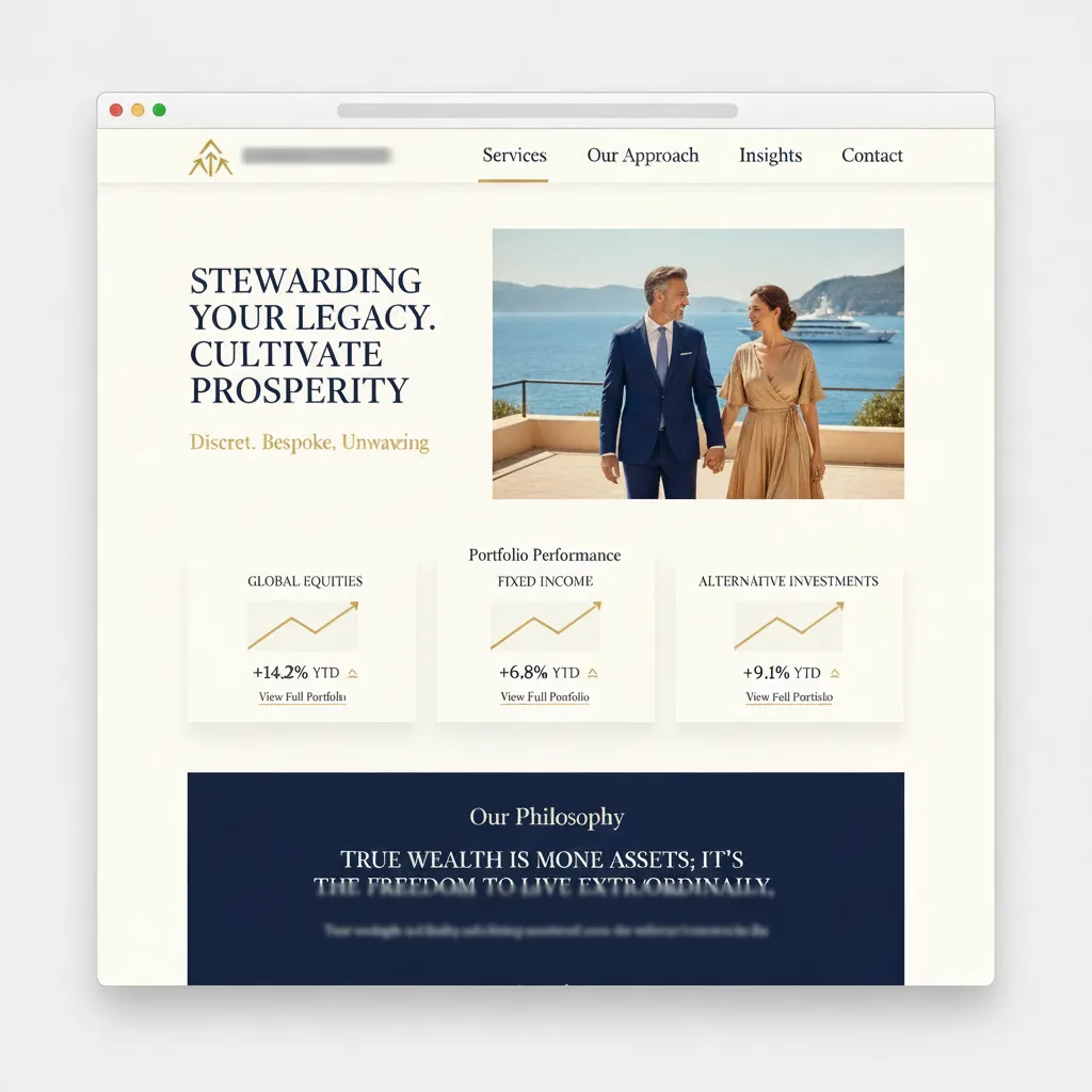 Wealth management website