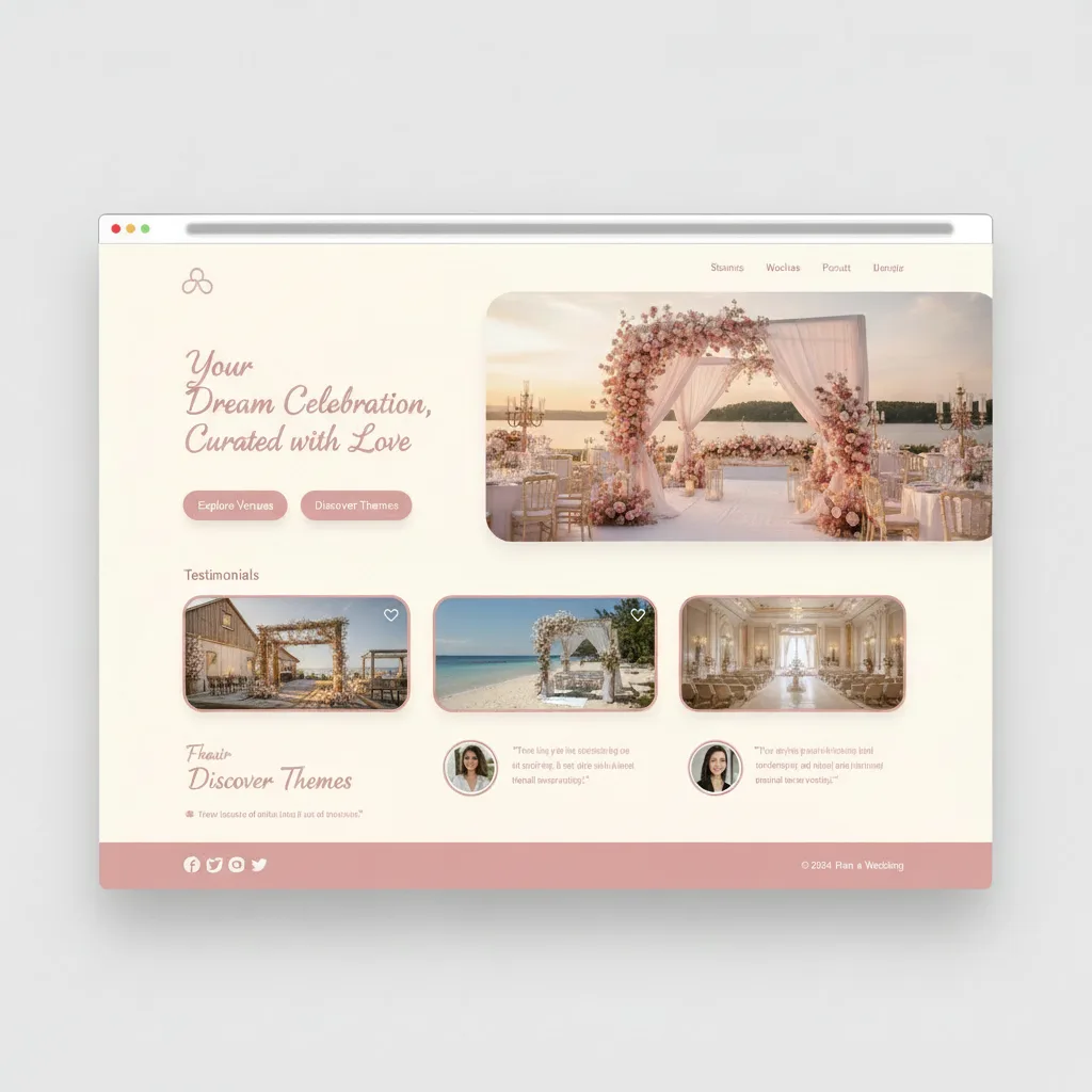 Wedding planning website